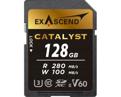 SD  ExAscend Catalyst SDXC 128 GB Class 10 UHS-II/U3 V60 (EX128GSDV60)