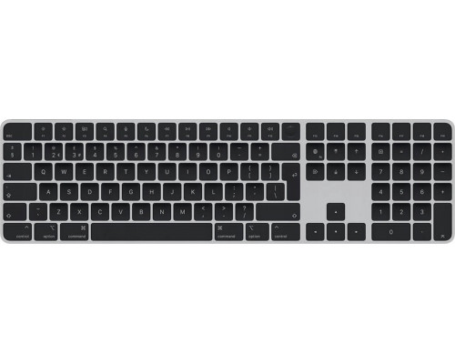 Apple APPLE Magic Keyboard with Touch ID and Numeric Keypad for Mac models with silicon Black Keys British English