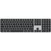 Apple APPLE Magic Keyboard with Touch ID and Numeric Keypad for Mac models with silicon Black Keys British English