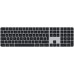 Apple APPLE Magic Keyboard with Touch ID and Numeric Keypad for Mac models with silicon Black Keys British English