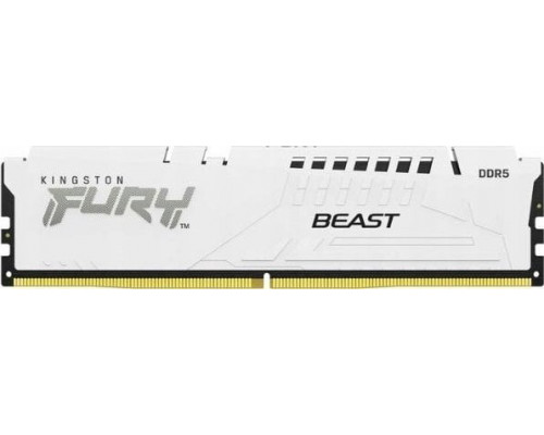 Kingston KINGSTON 32GB 6400MT/s DDR5 CL32 DIMM FURY Beast White EXPO