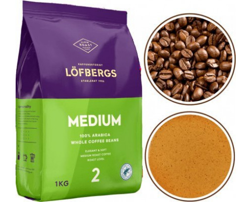 Lofbergs Lofbergs Medium Roast 1kg Arabica 100%
