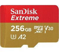 SD  SanDisk Extreme SDXC 256 GB UHS-I/U3 V30 (SDSQXAV-256G-GN6GN)