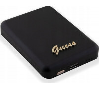 Guess Guess indukcyjny 5W GUPBM3ALGSGK 3000mAh black/black MagSafe Metal Script Logo