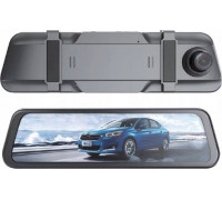 Hurtel car DVR911 w lusterku Full HD G-sensor z kamerą reversing - szary