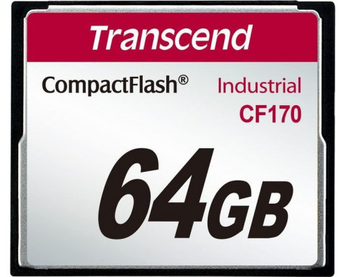 SD  Transcend Industrial 170x Compact Flash 64 GB  (TS64GCF170)