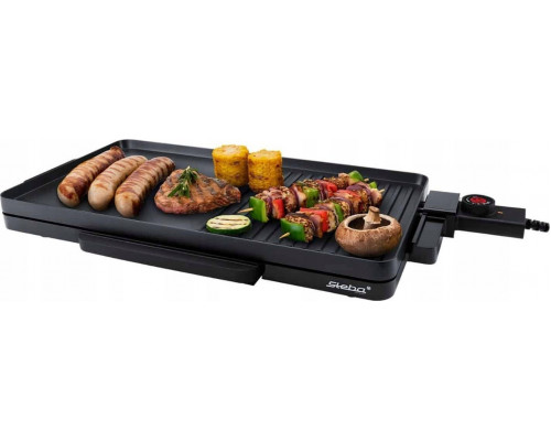 Steba Steba BBQ table grill VG 30 Slim, electric grill (black, 2200 watts)