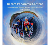 kandao Kandao QooCam 3 360° Action Camera - Motorcycle Combo