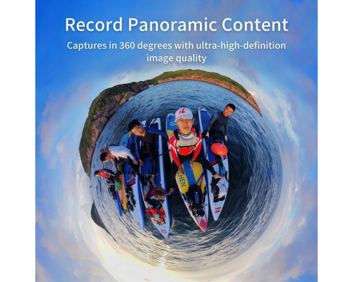 kandao Kandao QooCam 3 360° Action Camera - Motorcycle Combo