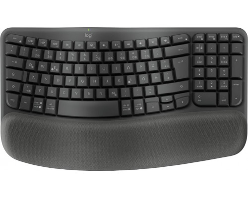 Logitech WAVE KEYS FOR BUSINESS-GRAPHITE/DEU 2.4GHZ/BT CENTRAL 419-B2B