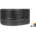 Logitech WAVE KEYS FOR BUSINESS-GRAPHITE/DEU 2.4GHZ/BT CENTRAL 419-B2B