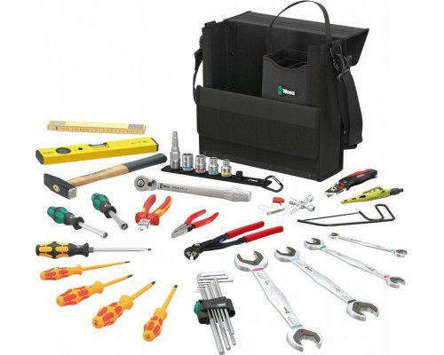 Wera Wera 2go SHK 1 tool set for sanitary, heating and air conditioning technology, tool set (black, 36 pieces)