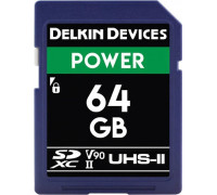 SD  Delkin Power 2000x SDXC 64 GB Class 10 UHS-II/U3 V90 (DDSDG200064G)