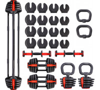 HMS ‎Dumbbells SGR18 Pro Set cast iron 2 x 18 kg