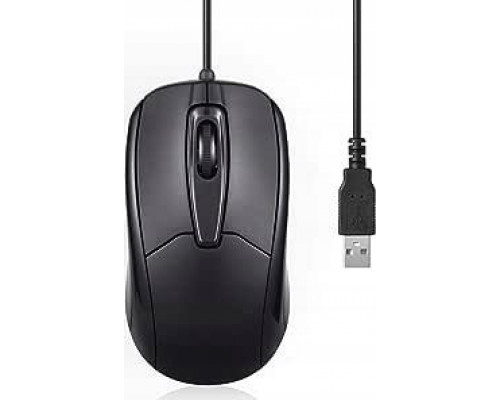 Perixx Perixx PERIMICE-209, Wired mouse, USB cable, black