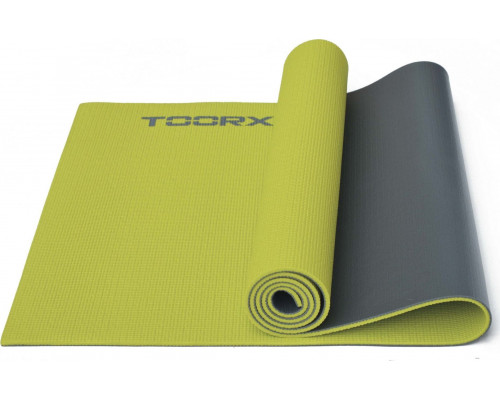 Toorx Jogas paklājs MAT-176 173x60x0,6 laipns zaļš/ Pelēks