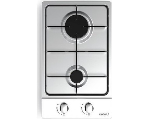 Cata CATA | Hob | GI 3002 X | Gas | Number of burners/cooking zones 2 | Rotary knobs | Nerūdijantis plienas