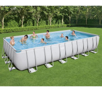 Bestway Bestway Swimming pool Power Steel with accessories, rectangular, 732x366x132 cm