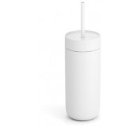 Fellow Fellow - Carter Cold Lid + Straw - Biała pokrywka with a straw do kubka