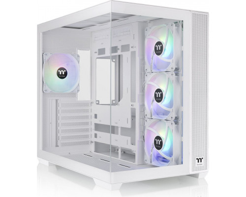 Thermaltake Geh Thermaltake View 380 TG Midi Tower  "ARGB Snow"    White retail