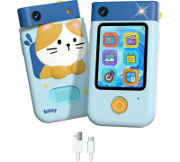 Xrec Aparat Cyfrowy 48mp Kamera 1080p Dla Dziecka Gry Latarka Mp3 Budzik Telefon / Bls-i9 / Blue Kotek