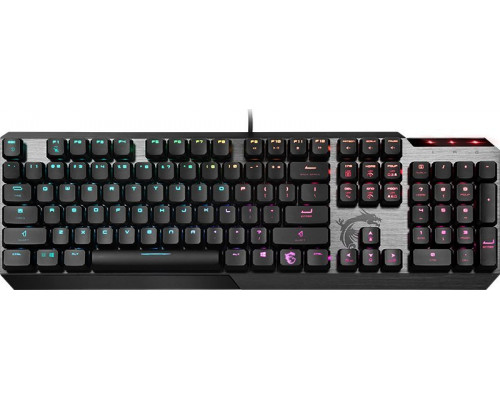 MSI MSI Vigor GK50 Low Profile Gaming Keyboard QWERTZ Kalih Choc Low Profile white switches black