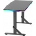 Gaming galds Ultradesk ULTRADESK Gaming galds dla gracza IRON BLACK, 132,5x60,5 cm, 71-81  cm, mechaniczna regulacja wysokości