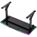 Gaming galds Ultradesk ULTRADESK Gaming galds dla gracza IRON BLACK, 132,5x60,5 cm, 71-81  cm, mechaniczna regulacja wysokości