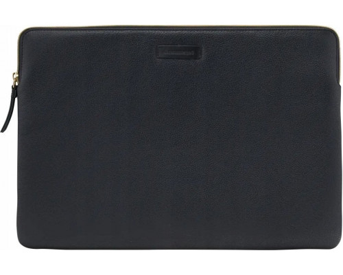 dbramante Paris - MacBook Pro/Air 13" Night Black - full grain pebbled leather sleeve