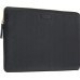 dbramante Paris - MacBook Pro/Air 13" Night Black - full grain pebbled leather sleeve