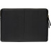 dbramante Paris+ Pebbled full-grain leather sleeve for MacBook Pro 14'' and 14'' Laptop - Night Black