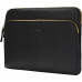 dbramante Paris+ Pebbled full-grain leather sleeve for MacBook Pro 14'' and 14'' Laptop - Night Black