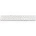 LMP Large Font USB Keyboard 110 keys wired USB keyboard with 2x USB and aluminum upper cover - German