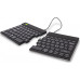 R-GO Tools R-Go Tools Ergonomiczna R-Go Split Break klawiatura, z oprogramowaniem do robienia przerw, QWERTY (NORDIC), Bluetooth, czarna