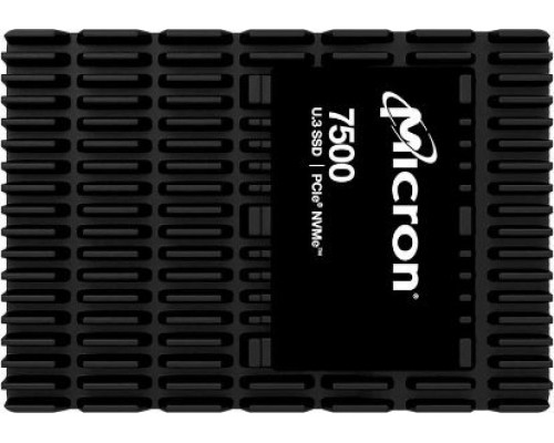 SSD Micron Micron 7500 MAX - SSD - Mixed Use - verschlusselt - 1.6 TB - intern - 2.5" (6.4 cm) - U.3 PCIe 4.0 (NVMe) - 256-Bit-AES, 3072-Bit-RSA, FIPS 140-3 Level 2, 208-Bit-RSA - TCG Opal Encryption 2.01