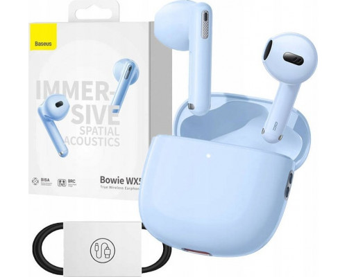 Baseus Baseus Bowie WX5 True Wireless niebieski