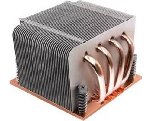 Dynatron DYNATRON Q2 Intel CPU Kuehler LGA1700 2U Kuehlkoerper aus Kupfer und Aluminium Lamellen plus 4 Heat Pipes Passiv bis zu 150W TDP