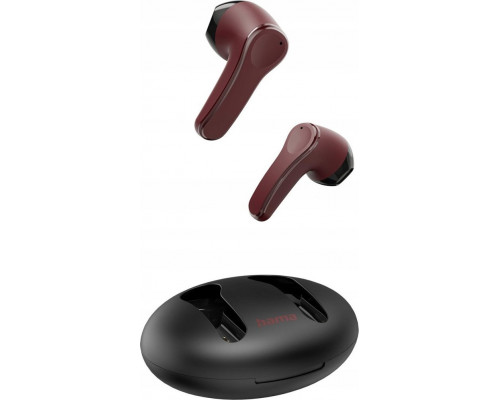 Hama  DOUSZNE TRUE WIRELESS "SPIRIT UNCHAINED" ENC CZERWONE