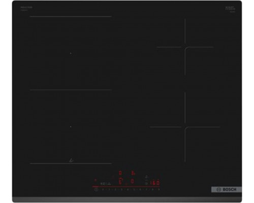 Bosch Bosch | | PVS63KHC1Z Seria 6 | Indukcja | Liczba palników/stref grzejnych 4 | Dotknij | Zegar | Czarny