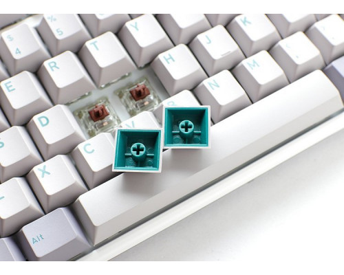 Ducky Ducky One 3 Mist Grey TKL Gaming Tastatur, RGB LED - MX-Silent-Red