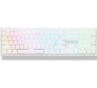 Ducky Ducky Zero 6108 Pure White Wireless Gaming Tastatur - MX2A Speed-Silver (US)