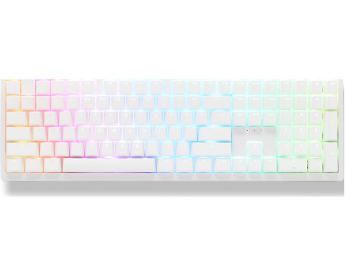 Ducky Ducky Zero 6108 Pure White Wireless Gaming Tastatur - MX2A Speed-Silver (US)