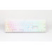 Ducky Ducky Zero 6108 Pure White Wireless Gaming Tastatur - MX2A Speed-Silver (US)