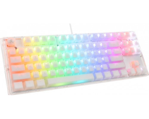 Ducky Ducky One 3 Aura White TKL Gaming Tastatur, RGB LED - Kailh Jellyfish Y (US)