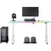 Gaming galds Ultradesk Iron White 132.5 cmx60.5 cm
