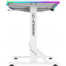 Gaming galds Ultradesk Iron White 132.5 cmx60.5 cm
