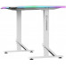 Gaming galds Ultradesk Iron White 132.5 cmx60.5 cm