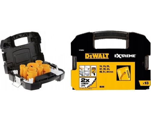 Dewalt DEWALT OTWORNICA ZESTAW 13cz. BIMETAL UNIWERSALNE