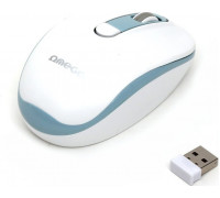 Omega OMEGA MYSZ BEZPRZEWODOWA MOUSE WIRELESS 1000/1200/1600 DPI WHITE-BLUE [45863]