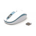 Omega OMEGA MYSZ BEZPRZEWODOWA MOUSE WIRELESS 1000/1200/1600 DPI WHITE-BLUE [45863]